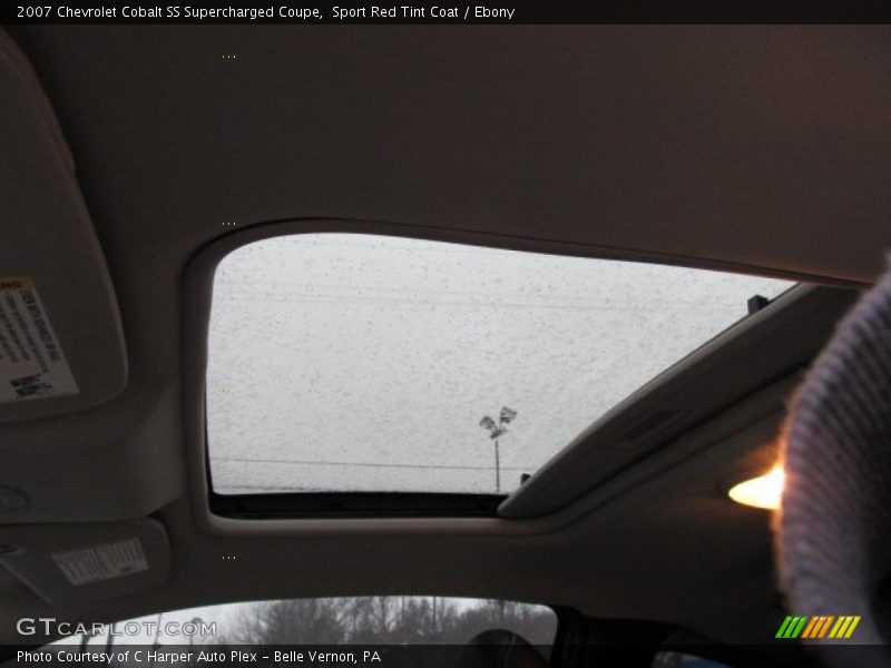 Sport Red Tint Coat / Ebony 2007 Chevrolet Cobalt SS Supercharged Coupe