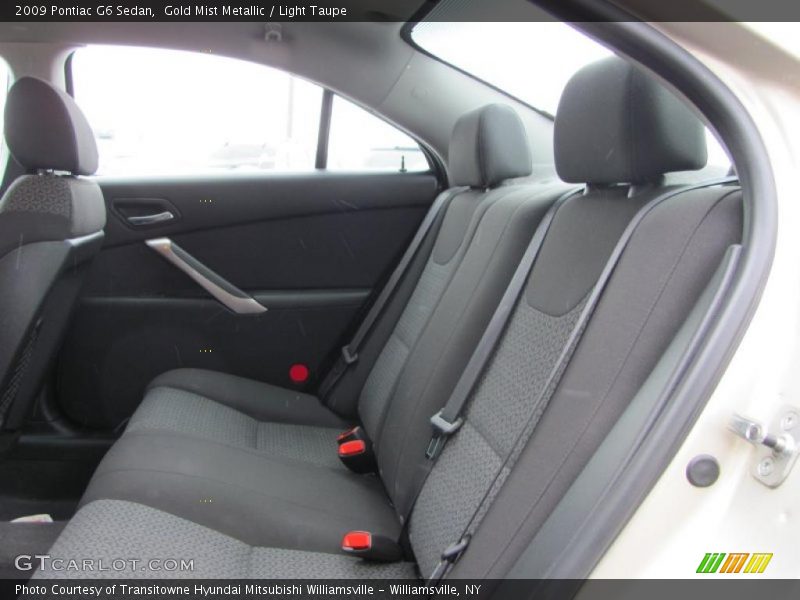 Gold Mist Metallic / Light Taupe 2009 Pontiac G6 Sedan