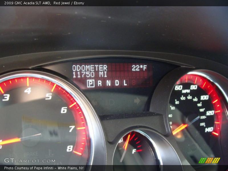 Red Jewel / Ebony 2009 GMC Acadia SLT AWD