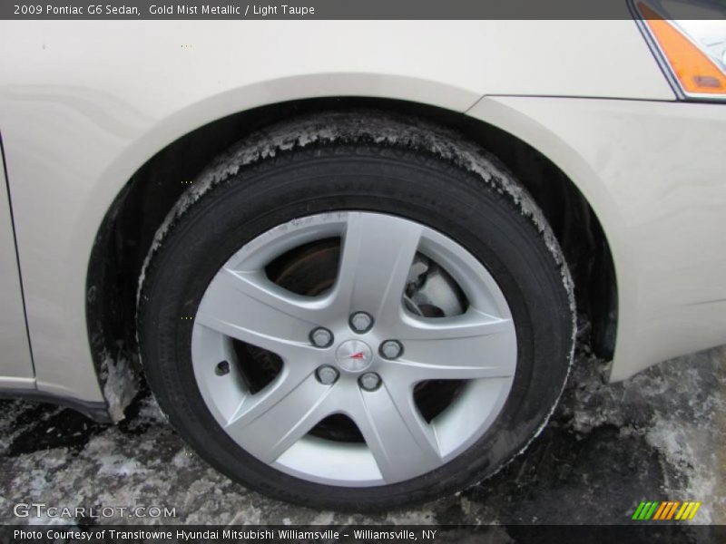 Gold Mist Metallic / Light Taupe 2009 Pontiac G6 Sedan