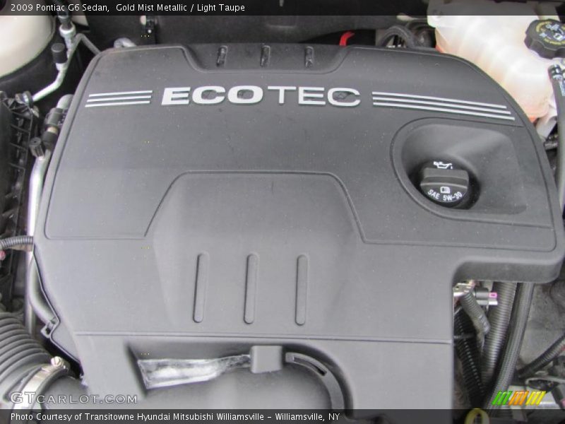 Gold Mist Metallic / Light Taupe 2009 Pontiac G6 Sedan