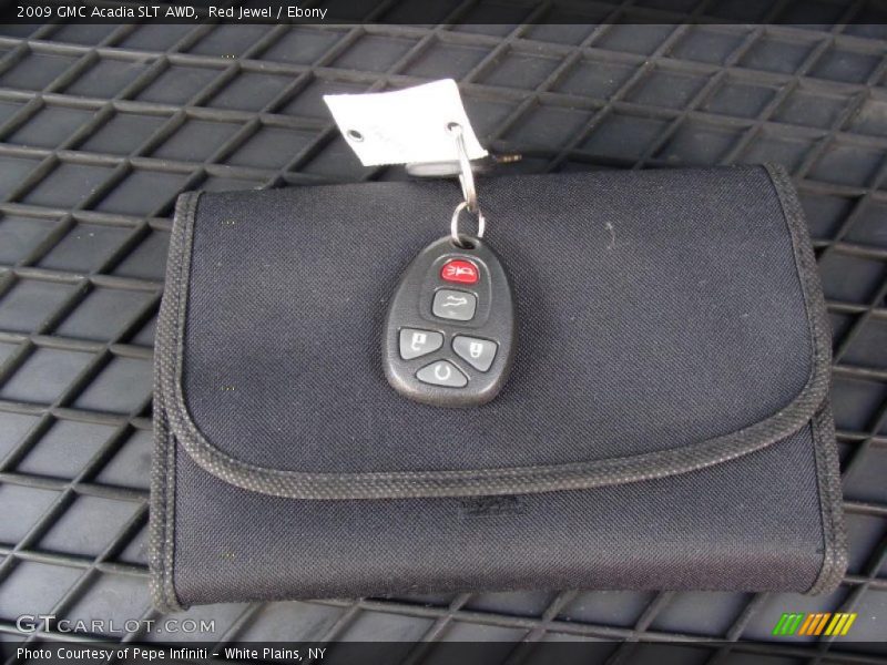 Red Jewel / Ebony 2009 GMC Acadia SLT AWD
