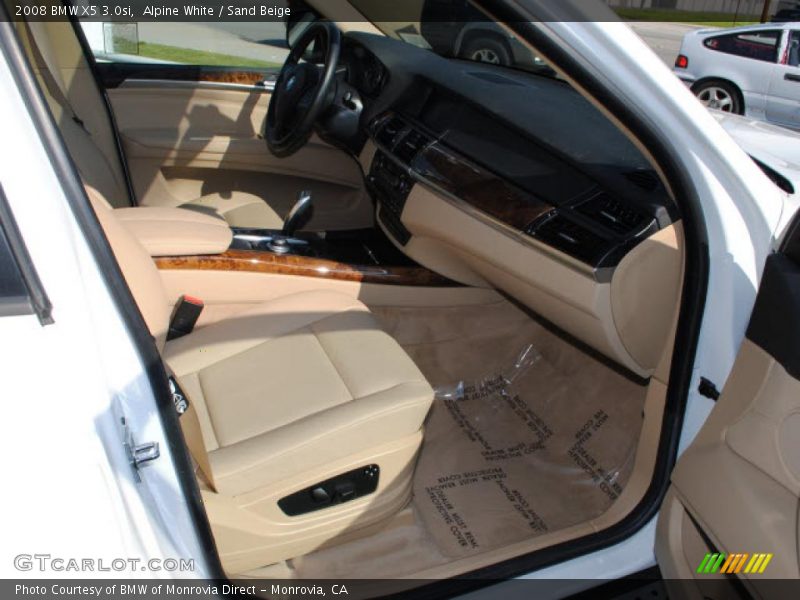 Alpine White / Sand Beige 2008 BMW X5 3.0si