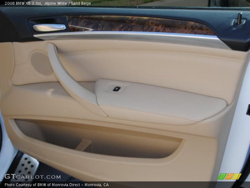 Alpine White / Sand Beige 2008 BMW X5 3.0si