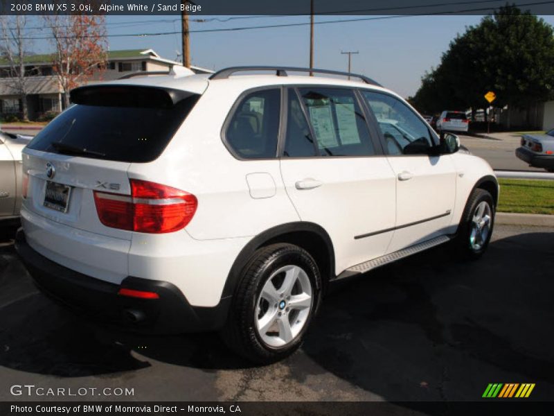 Alpine White / Sand Beige 2008 BMW X5 3.0si