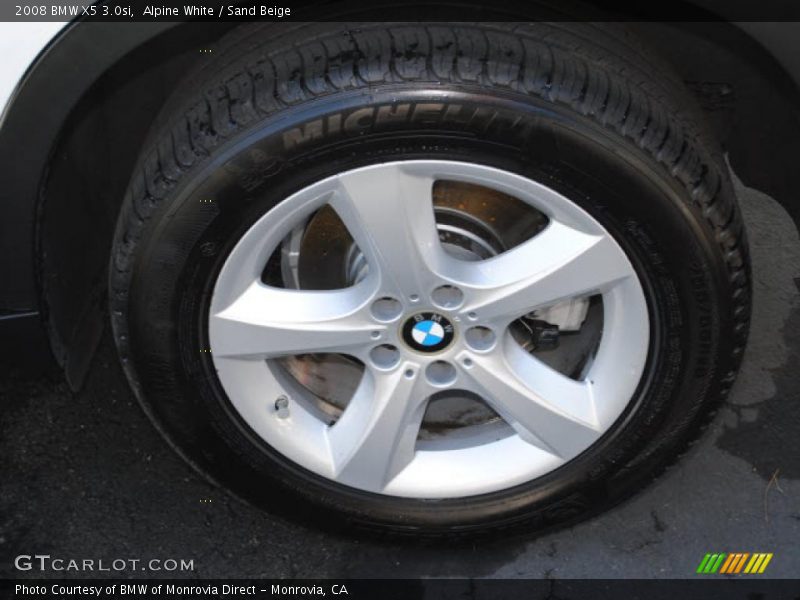 Alpine White / Sand Beige 2008 BMW X5 3.0si
