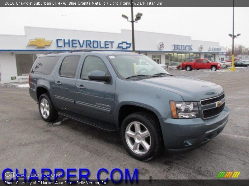 Blue Granite Metallic / Light Titanium/Dark Titanium 2010 Chevrolet Suburban LT 4x4