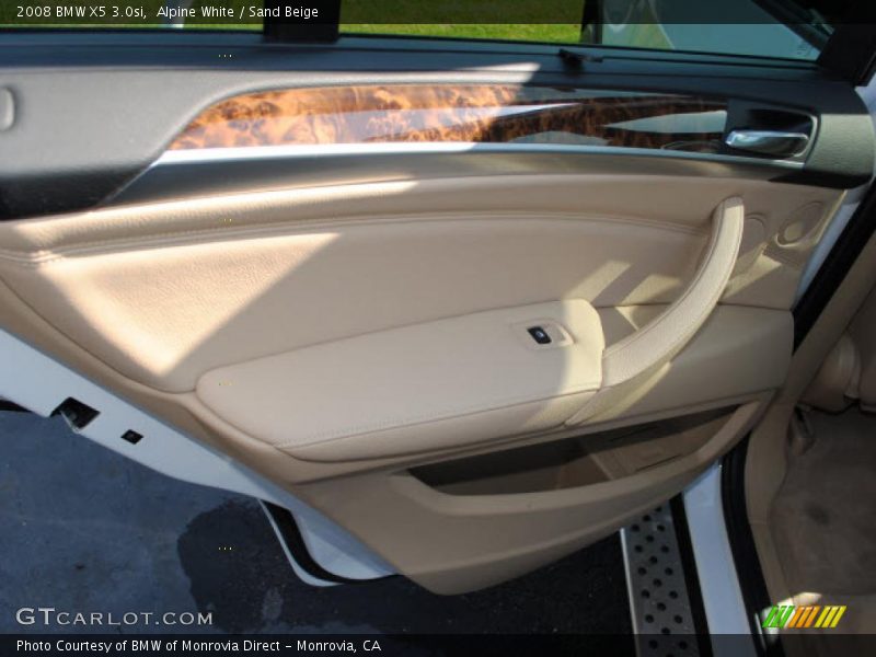 Alpine White / Sand Beige 2008 BMW X5 3.0si