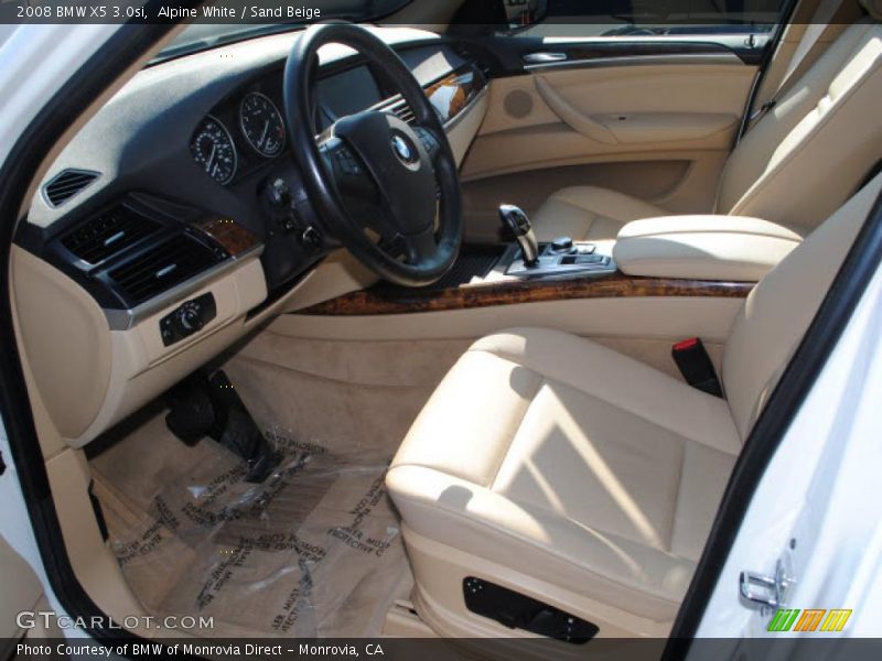 Alpine White / Sand Beige 2008 BMW X5 3.0si