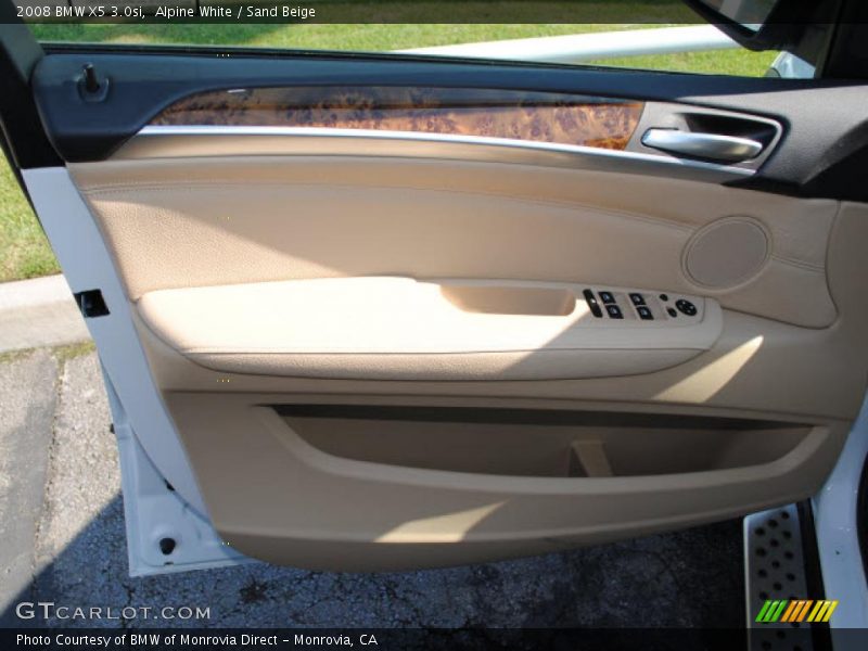 Alpine White / Sand Beige 2008 BMW X5 3.0si