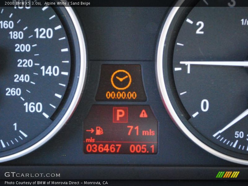 Alpine White / Sand Beige 2008 BMW X5 3.0si