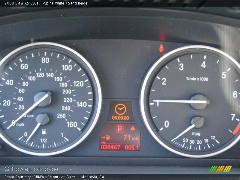 Alpine White / Sand Beige 2008 BMW X5 3.0si