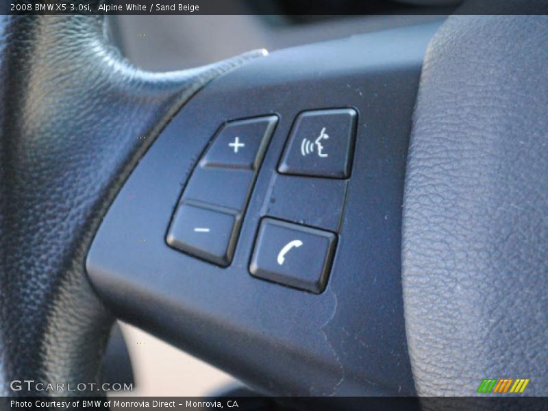 Alpine White / Sand Beige 2008 BMW X5 3.0si