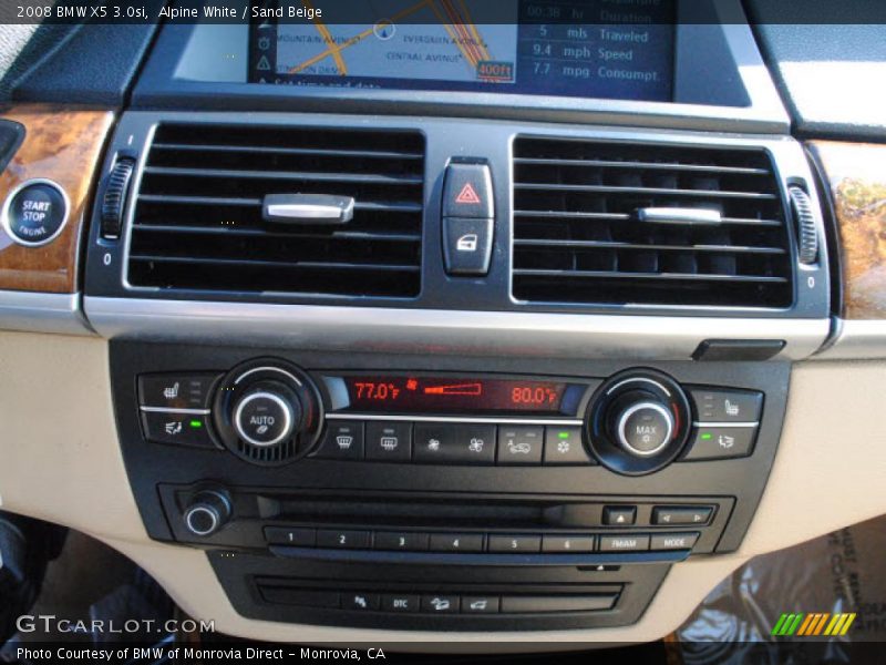 Alpine White / Sand Beige 2008 BMW X5 3.0si