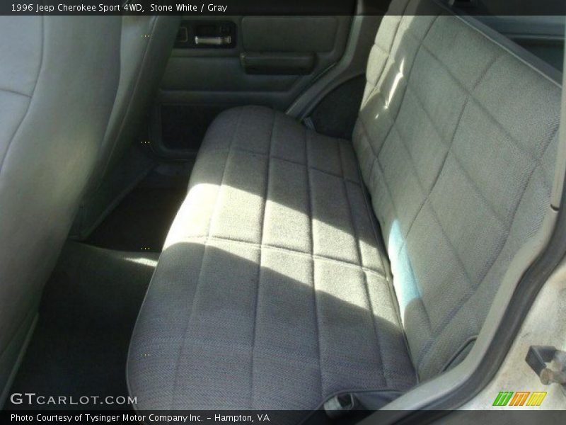 Stone White / Gray 1996 Jeep Cherokee Sport 4WD