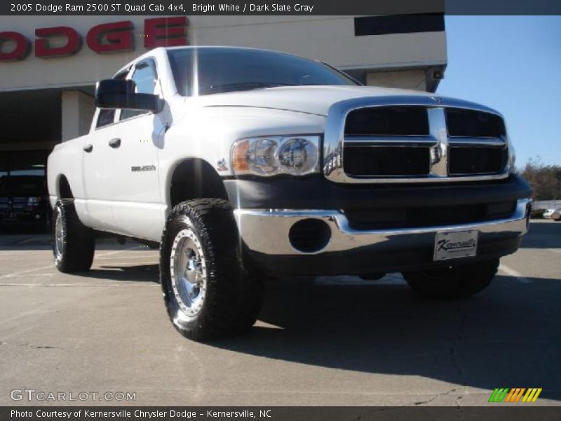 Bright White / Dark Slate Gray 2005 Dodge Ram 2500 ST Quad Cab 4x4