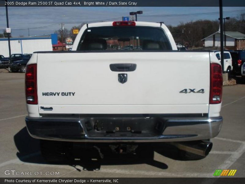 Bright White / Dark Slate Gray 2005 Dodge Ram 2500 ST Quad Cab 4x4