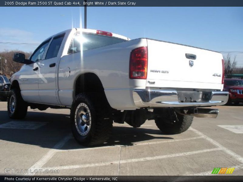 Bright White / Dark Slate Gray 2005 Dodge Ram 2500 ST Quad Cab 4x4