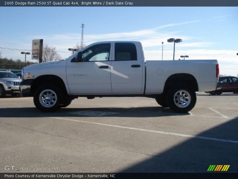 Bright White / Dark Slate Gray 2005 Dodge Ram 2500 ST Quad Cab 4x4