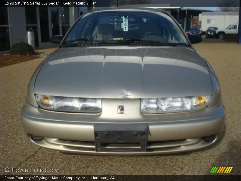 Gold Metallic / Tan 1998 Saturn S Series SL2 Sedan