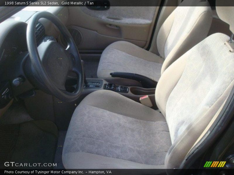 Gold Metallic / Tan 1998 Saturn S Series SL2 Sedan