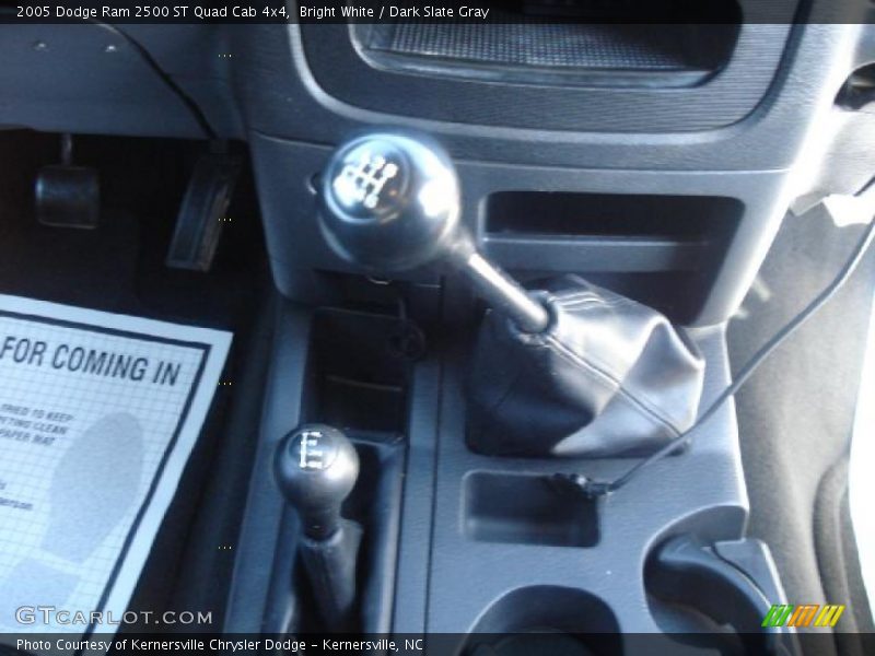 Bright White / Dark Slate Gray 2005 Dodge Ram 2500 ST Quad Cab 4x4