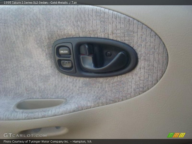 Gold Metallic / Tan 1998 Saturn S Series SL2 Sedan