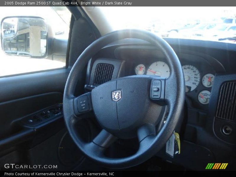 Bright White / Dark Slate Gray 2005 Dodge Ram 2500 ST Quad Cab 4x4