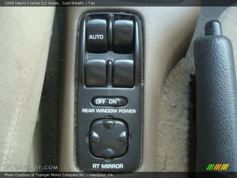 Gold Metallic / Tan 1998 Saturn S Series SL2 Sedan