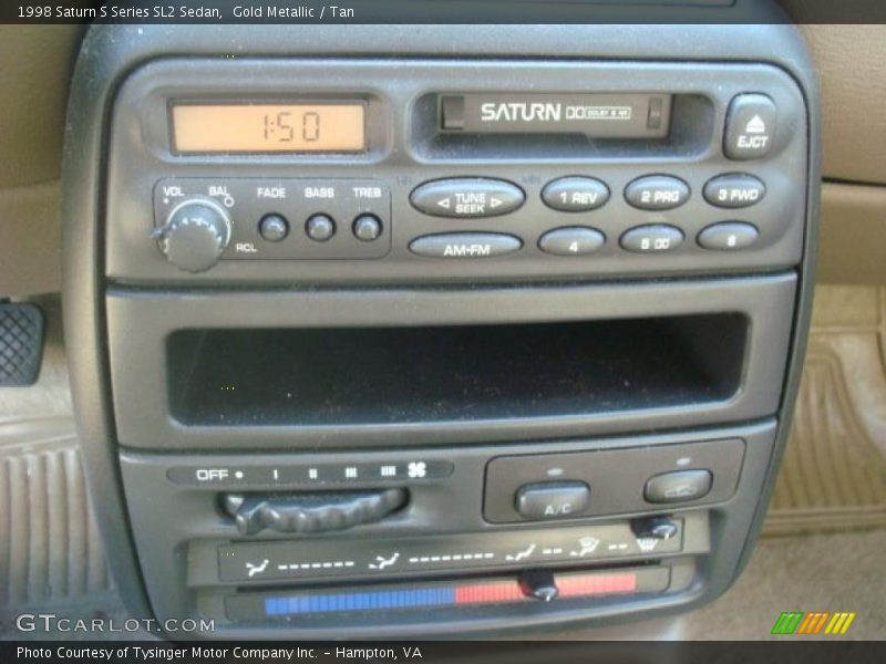 Gold Metallic / Tan 1998 Saturn S Series SL2 Sedan