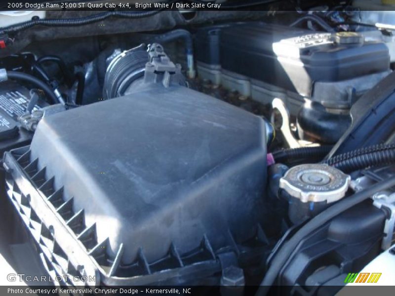 Bright White / Dark Slate Gray 2005 Dodge Ram 2500 ST Quad Cab 4x4