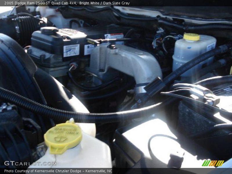 Bright White / Dark Slate Gray 2005 Dodge Ram 2500 ST Quad Cab 4x4