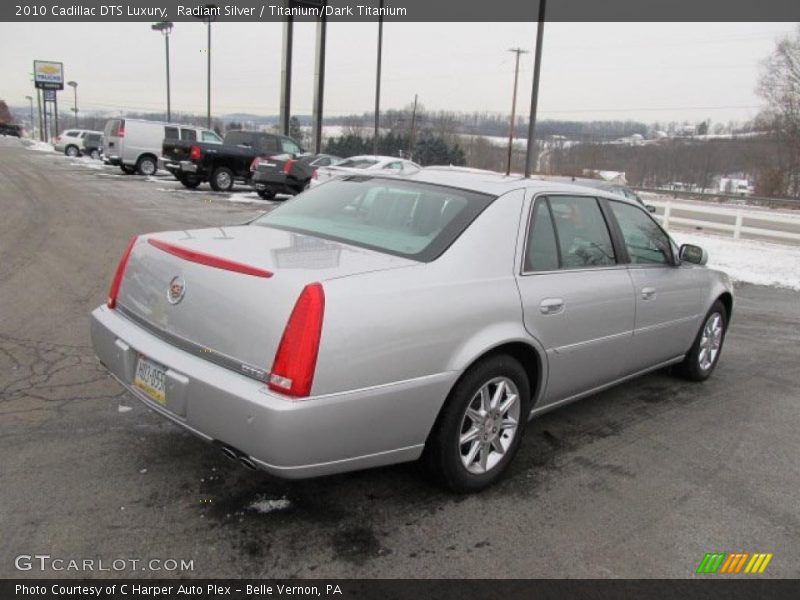 Radiant Silver / Titanium/Dark Titanium 2010 Cadillac DTS Luxury