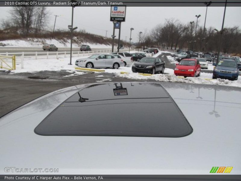 Radiant Silver / Titanium/Dark Titanium 2010 Cadillac DTS Luxury