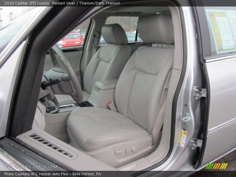 Radiant Silver / Titanium/Dark Titanium 2010 Cadillac DTS Luxury