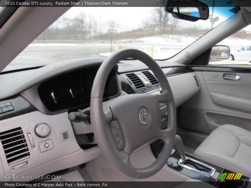 Radiant Silver / Titanium/Dark Titanium 2010 Cadillac DTS Luxury