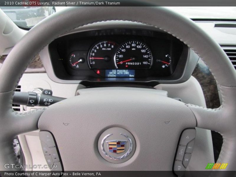 Radiant Silver / Titanium/Dark Titanium 2010 Cadillac DTS Luxury