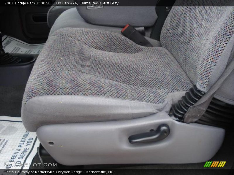 Flame Red / Mist Gray 2001 Dodge Ram 1500 SLT Club Cab 4x4