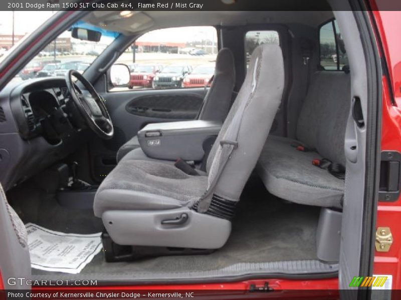 Flame Red / Mist Gray 2001 Dodge Ram 1500 SLT Club Cab 4x4