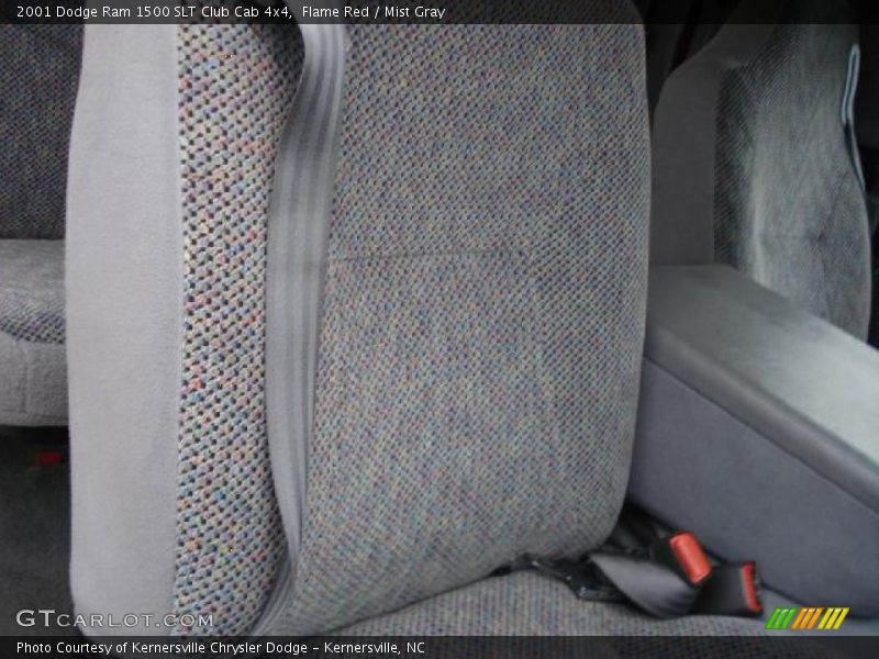 Flame Red / Mist Gray 2001 Dodge Ram 1500 SLT Club Cab 4x4