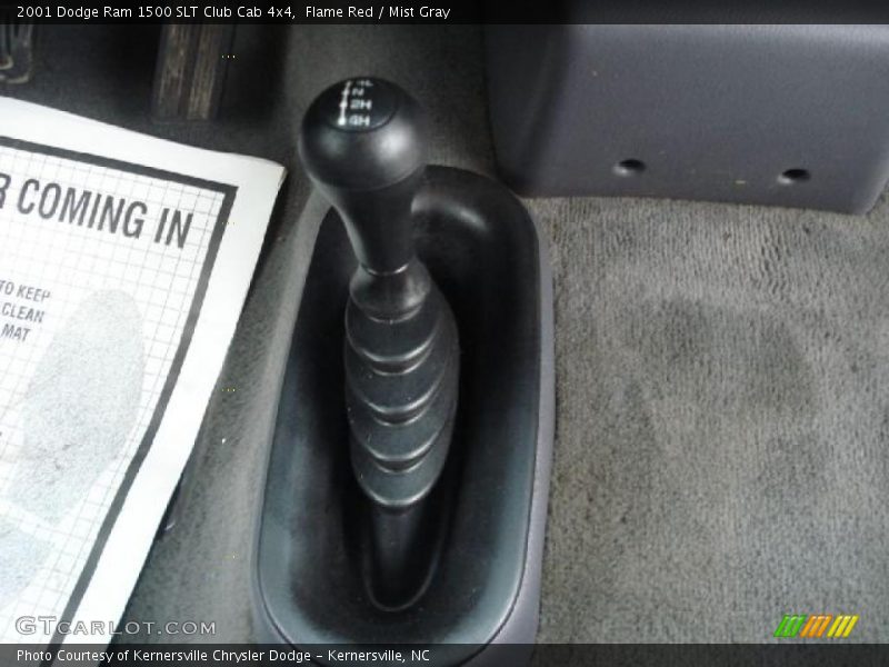 Flame Red / Mist Gray 2001 Dodge Ram 1500 SLT Club Cab 4x4