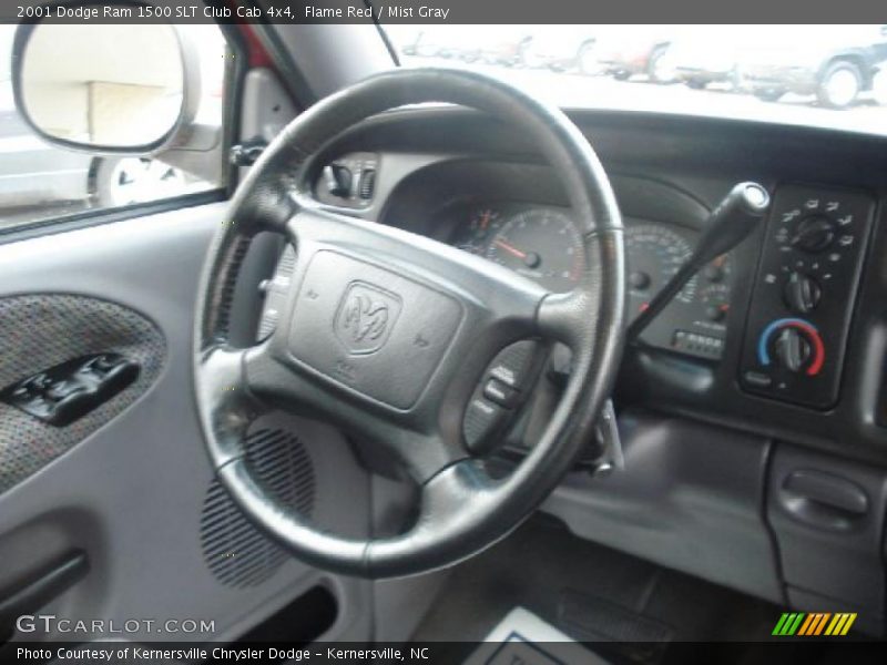 Flame Red / Mist Gray 2001 Dodge Ram 1500 SLT Club Cab 4x4