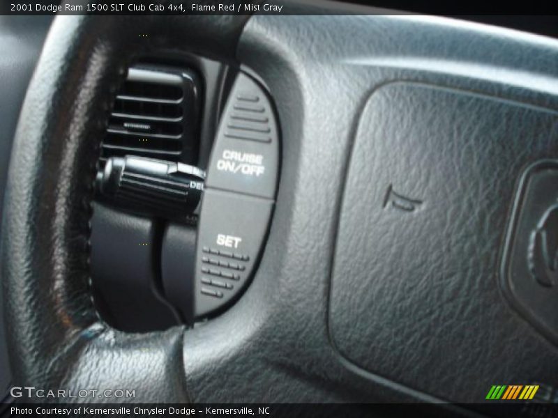 Flame Red / Mist Gray 2001 Dodge Ram 1500 SLT Club Cab 4x4