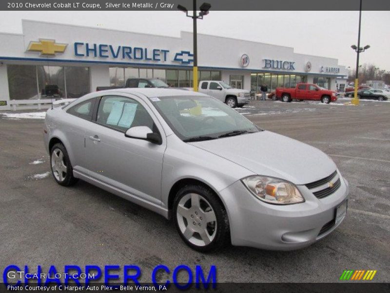 Silver Ice Metallic / Gray 2010 Chevrolet Cobalt LT Coupe