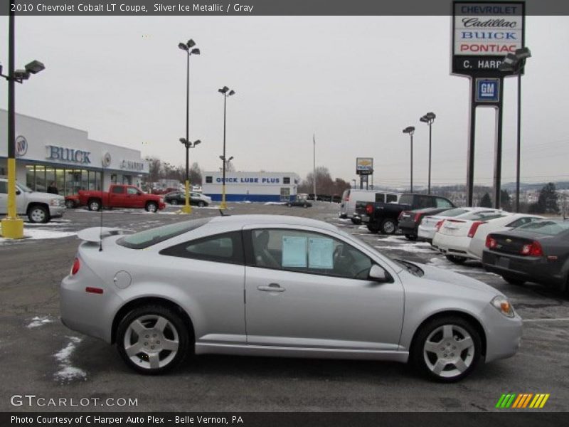 Silver Ice Metallic / Gray 2010 Chevrolet Cobalt LT Coupe