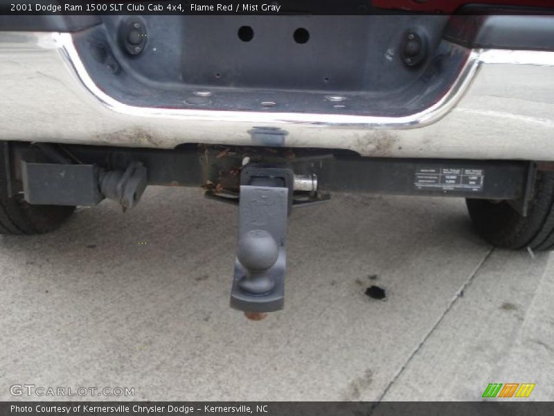 Flame Red / Mist Gray 2001 Dodge Ram 1500 SLT Club Cab 4x4