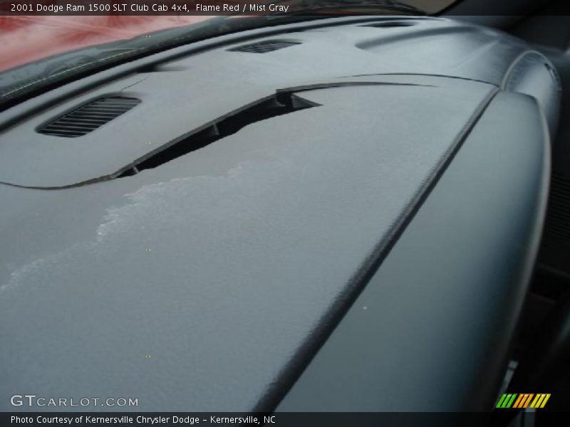 Flame Red / Mist Gray 2001 Dodge Ram 1500 SLT Club Cab 4x4