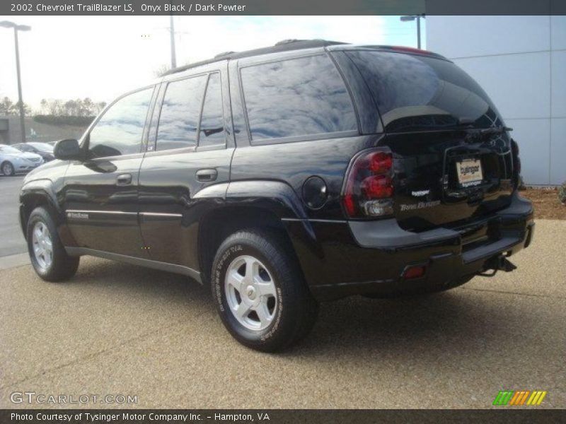 Onyx Black / Dark Pewter 2002 Chevrolet TrailBlazer LS