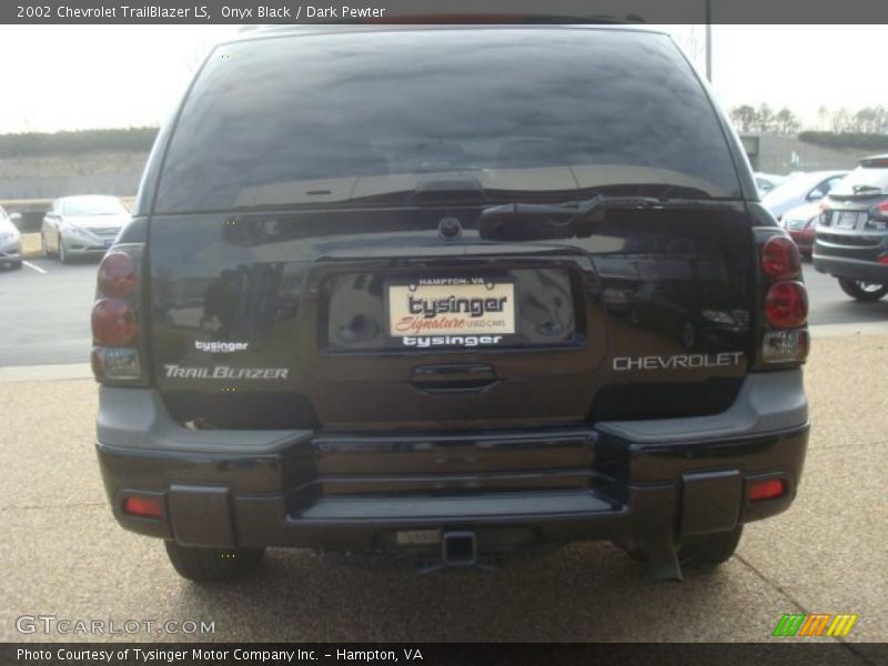 Onyx Black / Dark Pewter 2002 Chevrolet TrailBlazer LS