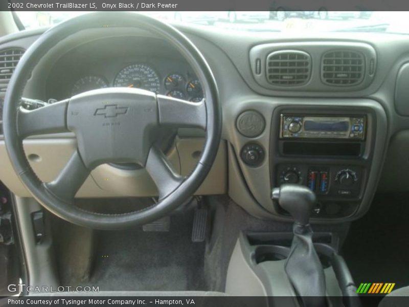 Onyx Black / Dark Pewter 2002 Chevrolet TrailBlazer LS